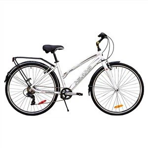 Unisex 7 Speed Alloy Hybrid City Bike