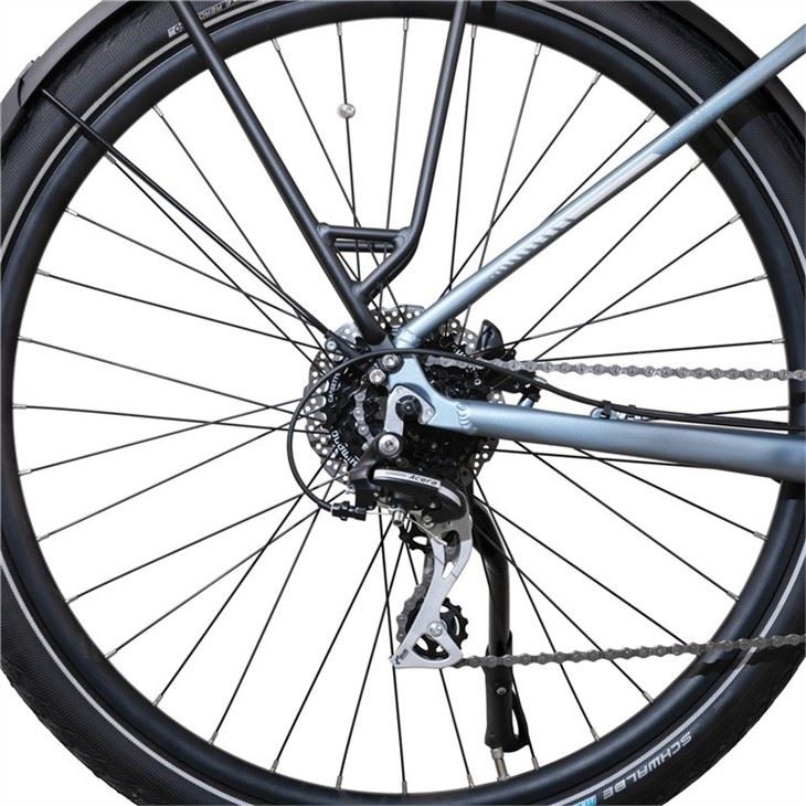 Hydraulic Disc Brake Ladies Hybrid E Bike