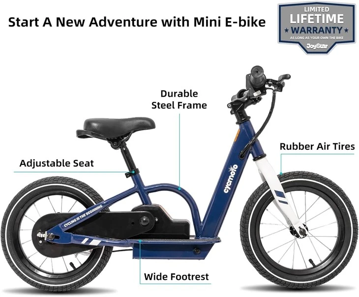 21.6V 80W 16 Inch Electric Balance Bike EBIKE100