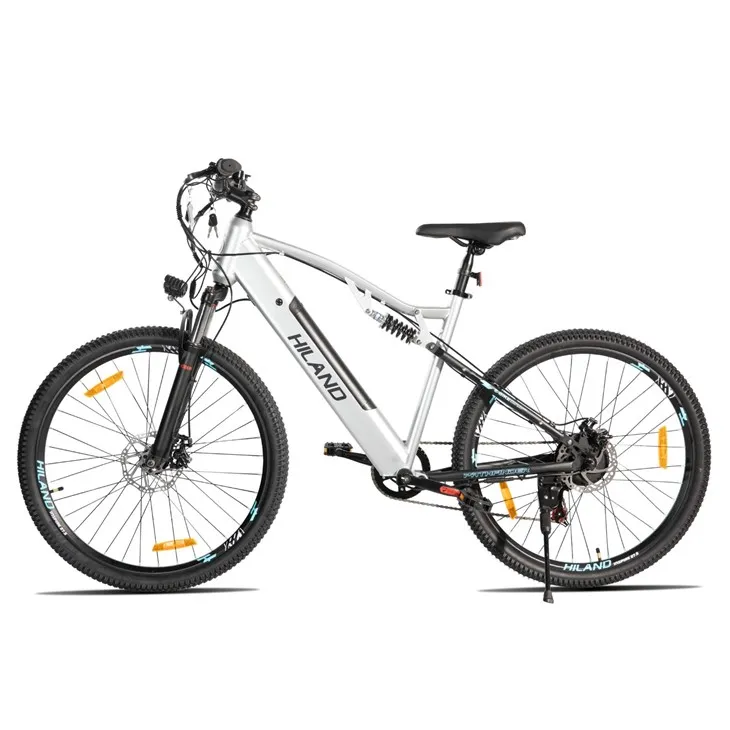 JOYKIE New Design HILAND MTB Electric Mountain Bike Full Suspension 36V 10.4ah 27.5 Inch Disc Brake price