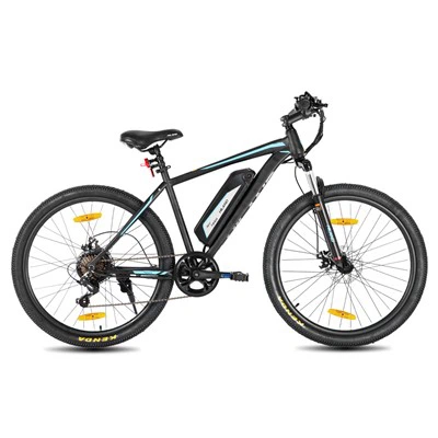 26" 40Miles 20MPH Removable Battery, 7-Speed, Front Fork Suspension Electric Bike For Adults With 500W Brushless Motor EHD809