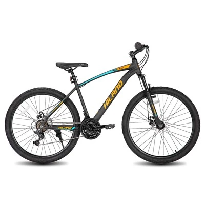 JOYKIE HILAND Mens And Womens Mountain Bike, 26 Inch 21 Speed Mountain Bicycle With Dual Disc Brake, Front Suspension Fork, High Carbon Steel Frame Urban Commuter Bike For Adults
