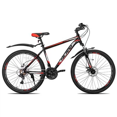 JOYKIE HILAND Mountain Bike, 3/6/Multi-Spokes, 21 Speeds Drivetrain, Aluminum Frame 26 Inch Wheels, Disc-Brake Bike For Men Women Men's MTB Bicycle