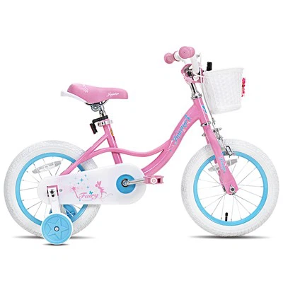 JOYKIE JOYSTAR 12/14/16/18-Inch Cute Colors High-Carbon Steel Frame Adjustable Saddle Children's Bicycle